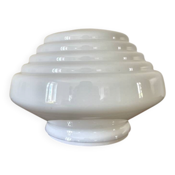 Lampe de table globe opaline
