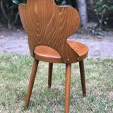 Set of 6 chairs Baumann signed model rare clover