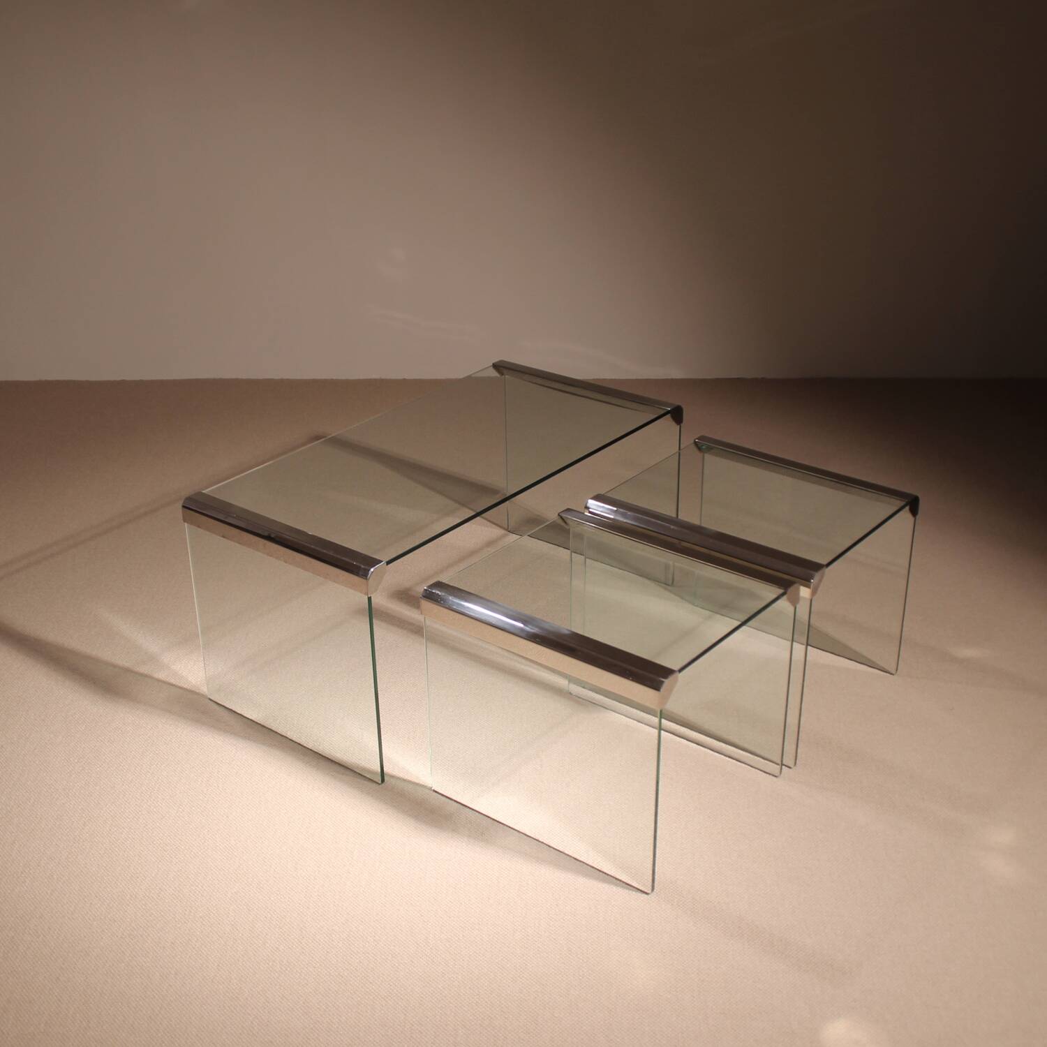 Nesting Table Set by Pierangelo Gallotti & Luigi Radice | Italy 1980s