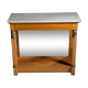 Empire style trumeau with marble top