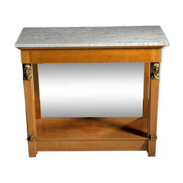 Empire style trumeau with marble top
