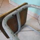 Tabouret industriel d'atelier 1960