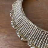 Antique diamond point glass ceiling light