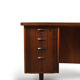 Fine Danish Kidney Desk Model 54 by Feldballes Møbelfabrik 1950s