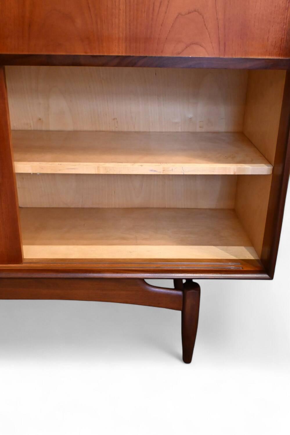 Rare Mid Century Highboard Louis van Teeffelen in Teak