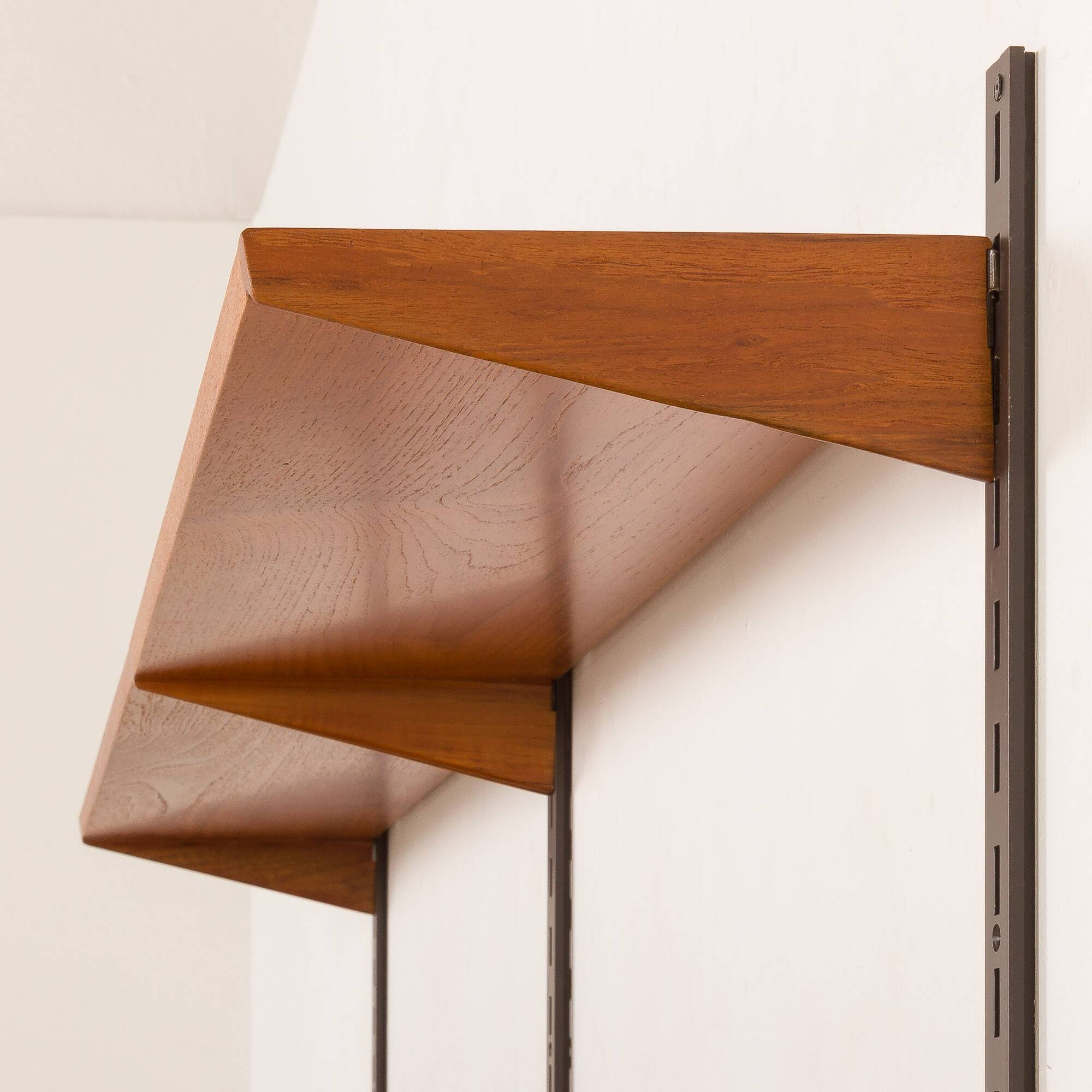 Kai Kristiansen teak shelving unit, FM Møbler, 1960s