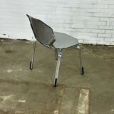 Metal space age stool Fröscher Sitform