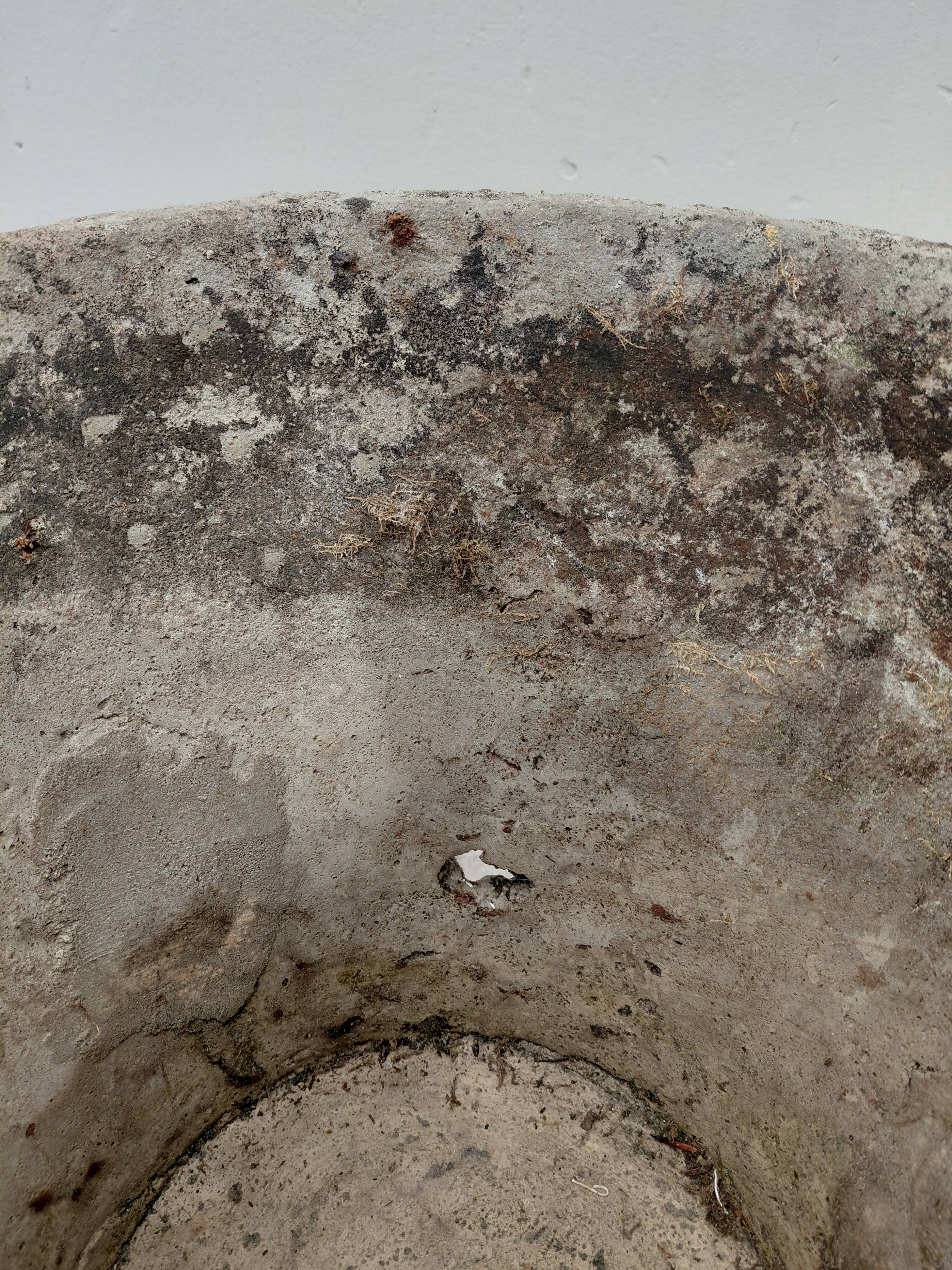 50s concrete planter