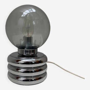 Lampe en métal chromé, années 70