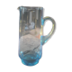 Blue pitcher – blown glass – 1970s