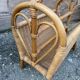 Vintage rattan magazine door