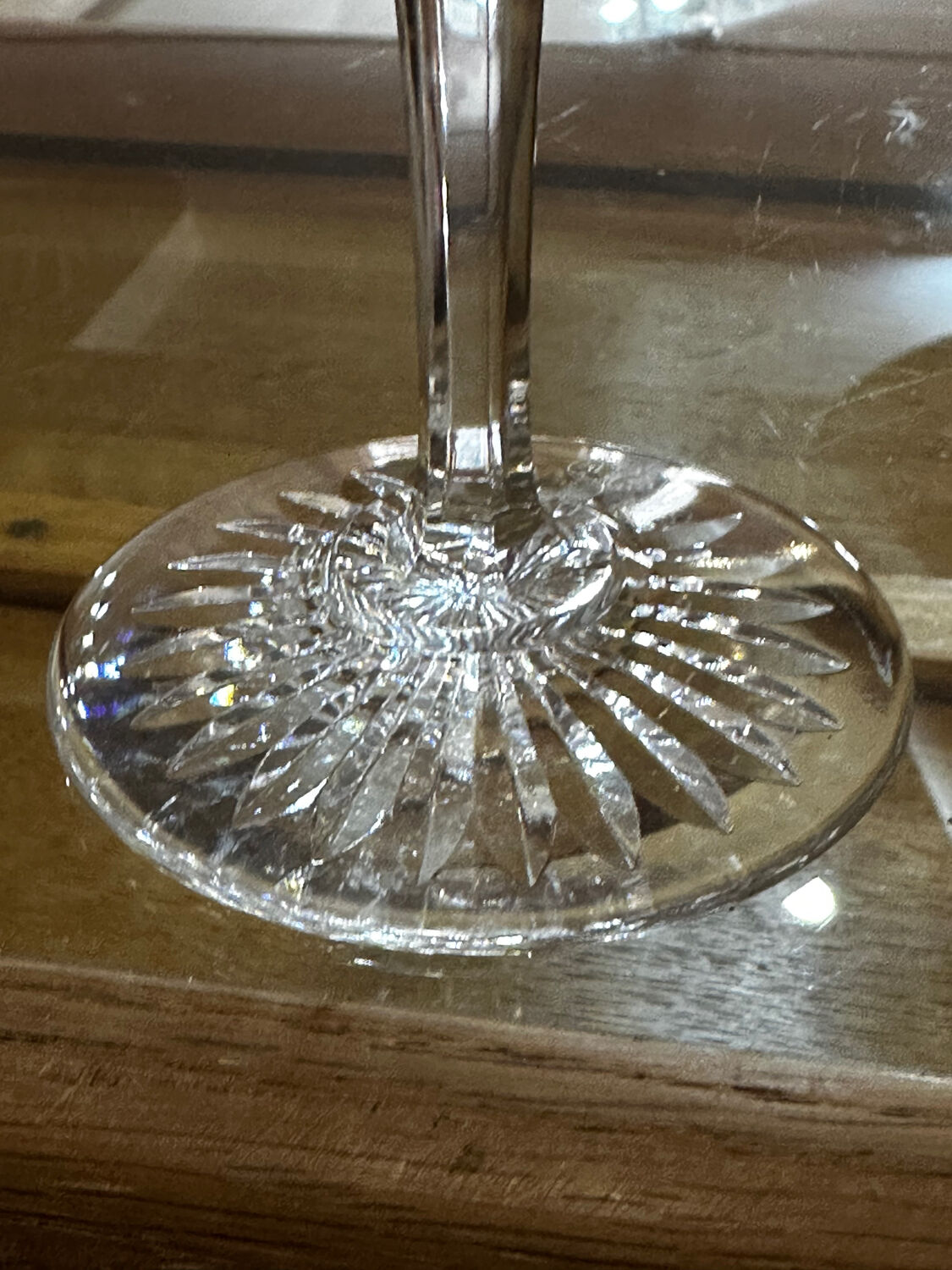 20 Crystal Champagne Coupes by Baccarat, Éperon model, before 1936.