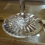 20 Crystal Champagne Coupes by Baccarat, Éperon model, before 1936.