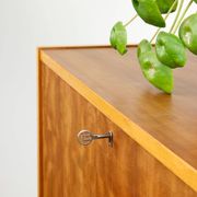 Mid-Century Modern Scandinavian Wooden Bar Cabinet, 1950s
