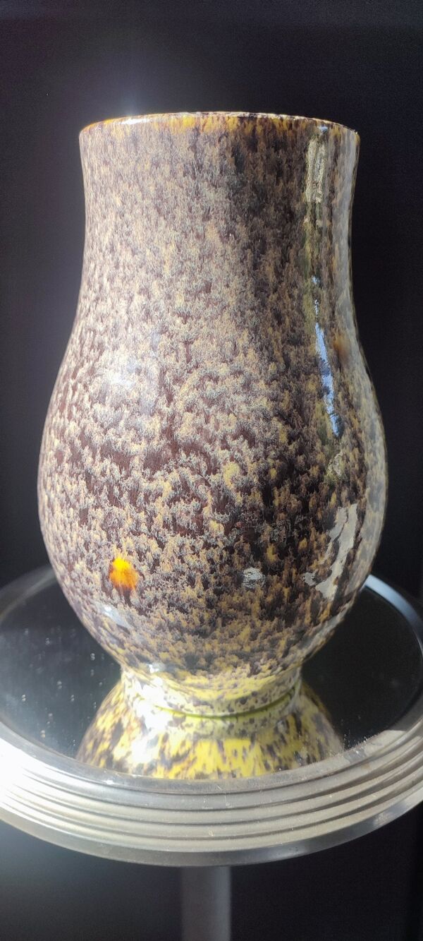 Vase balustre Accolay KC tête de taureau n°5