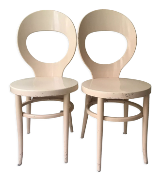 Paire de chaises Mouette Baumann