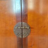 Buffet under Roche Bobois in wood, Chinese/Asian vintage furniture.