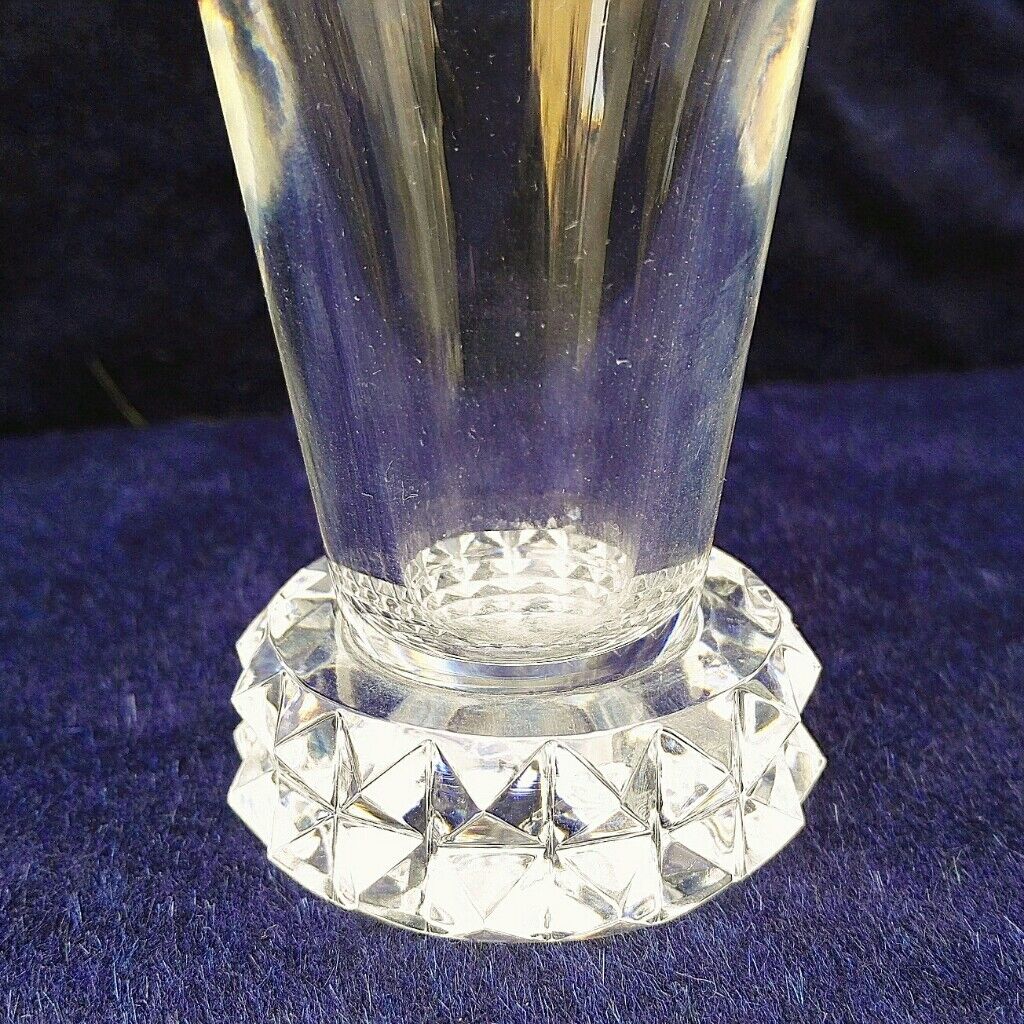 Crystal aperitif glass Saint Louis diamond model