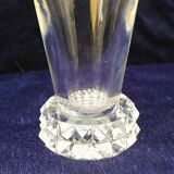 Crystal aperitif glass Saint Louis diamond model