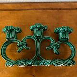 Vallauris 1950 barbotine candlesticks