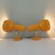 Pair of italian wall lamps stilux milano 70s