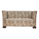 1950s, Danish 2-seater sofa, beige/ brown furniture fabric, oak wood.