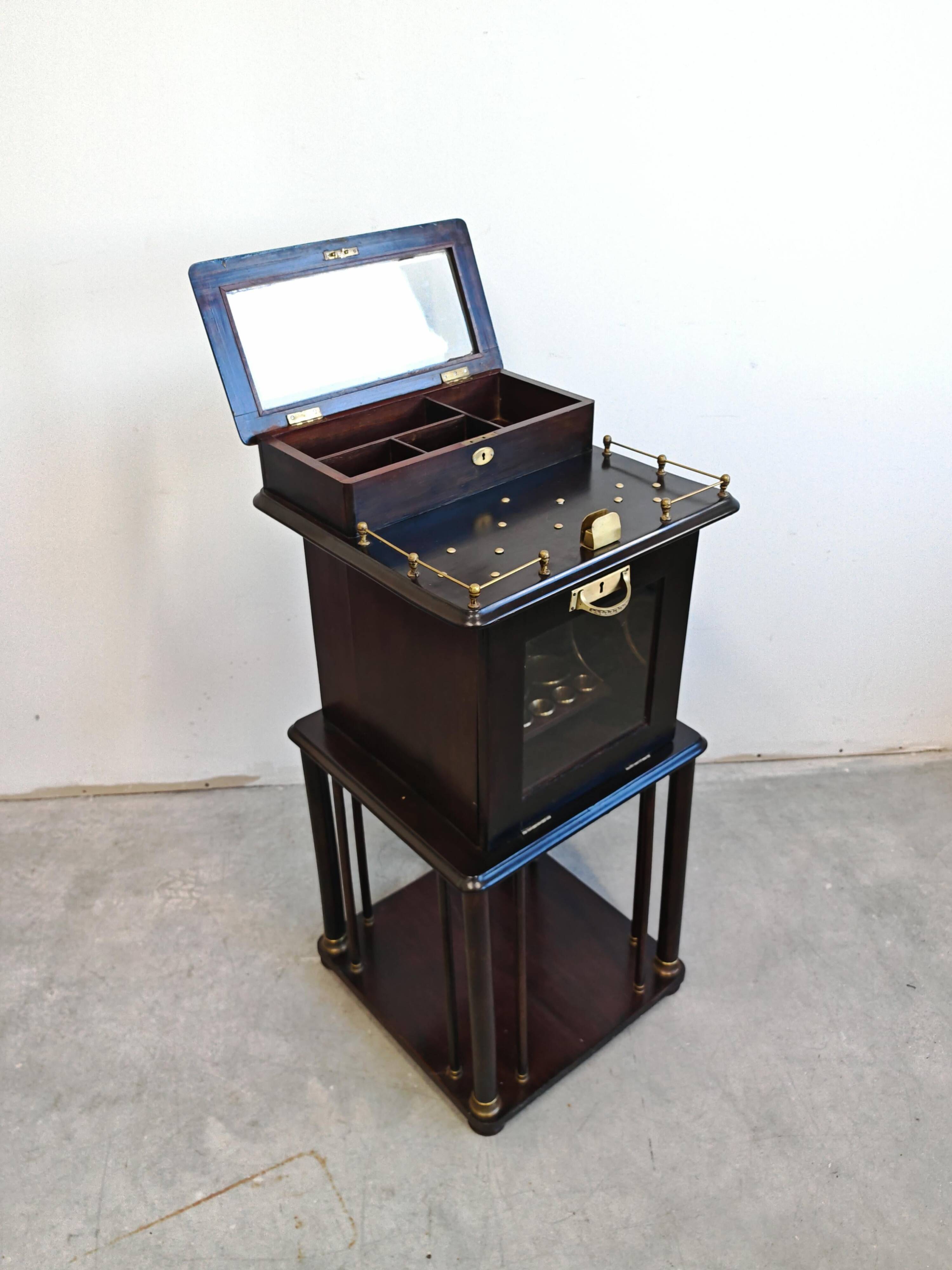Antique Jugendstil Cigar Humidor Buffet circa 1910