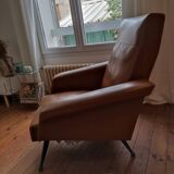 Fauteuil vintage camel