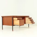 Teak desk by Peter Hvidt and Orla Mølgaard for Søborg, Denmark