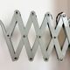 Grey German Industrial Scissor Wall Lamp from SIS, 1960s