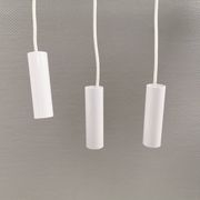 Three small cylinder lamps from J. Rasmussen Lighting, 1980s, Denmark.