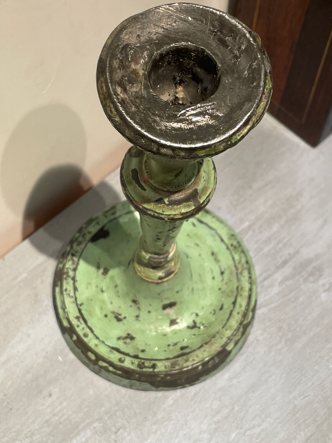 Old candle holder