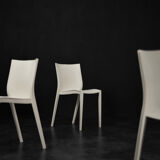 Vintage mid-century modern slick slick plastic chairs by philippe starck for xo design, set of 5