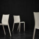 Mid-century smooth plastic vintage chairs by Philippe Starck for Xo Design, set of 5.