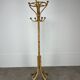 Vintage rattan parrot coat rack