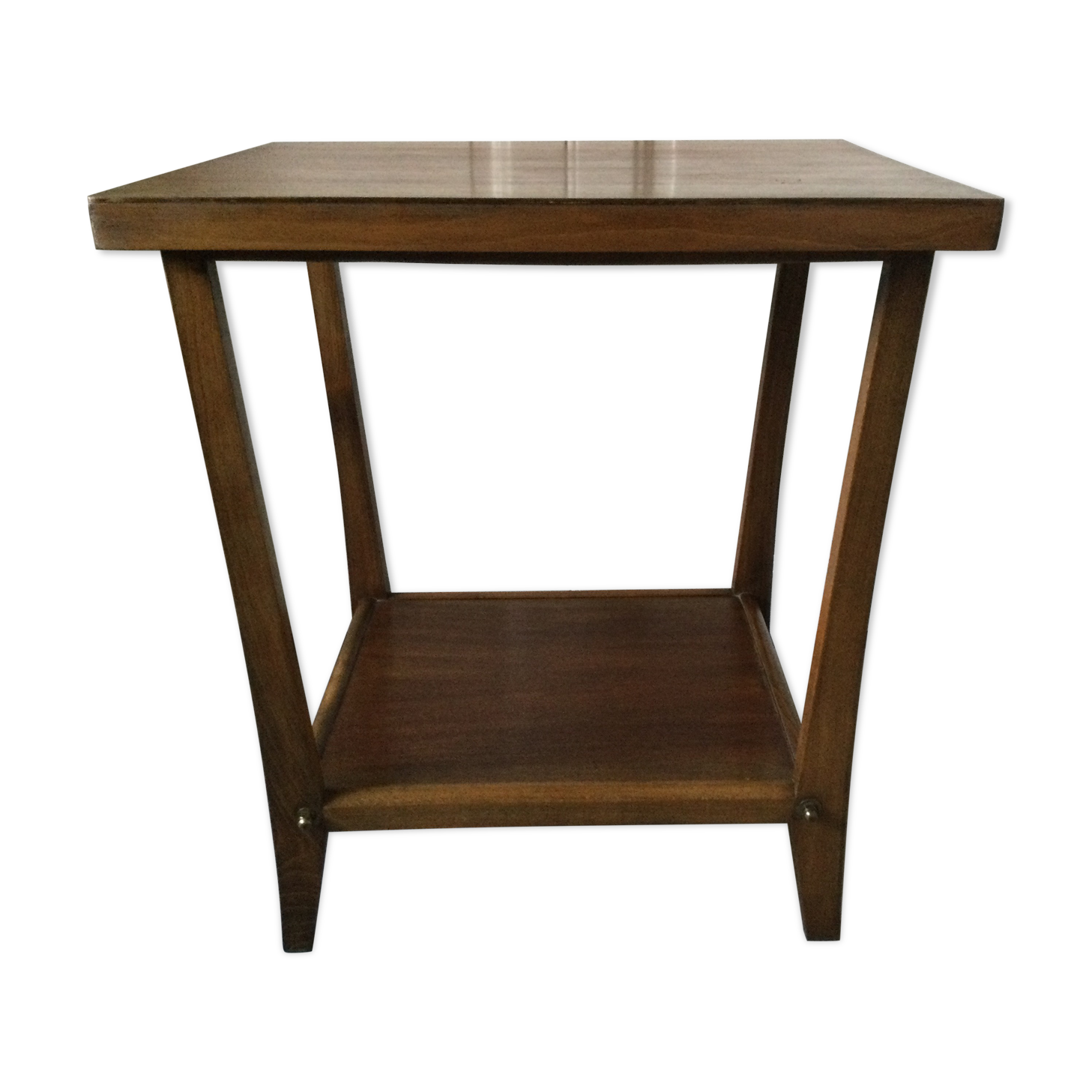 50s wood console art deco style