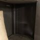 Library from the Napoléon III era in blackened pear wood.