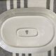 Plat plat en porcelaine