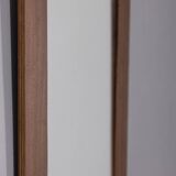 VINTAGE 1960S WALL MIRROR IN TEAK WITH DESIGN BY CAMPO E GRAFFI