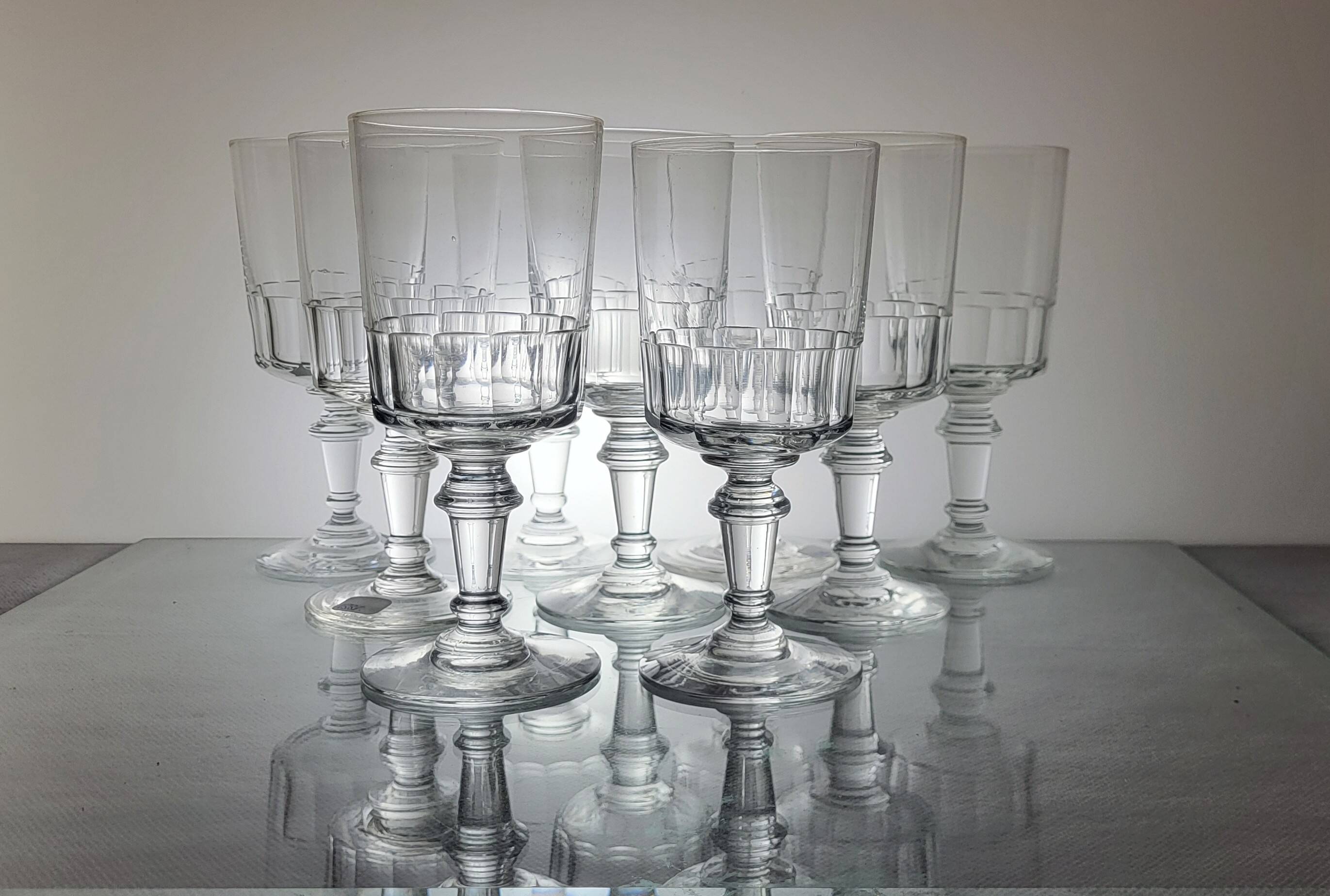 9 Mirabeau model water/wine glasses