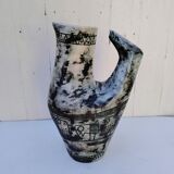Large zoomorphic vase, ceramic by Jacques Blin