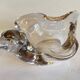 Empty crystal pocket in vintage bird shape