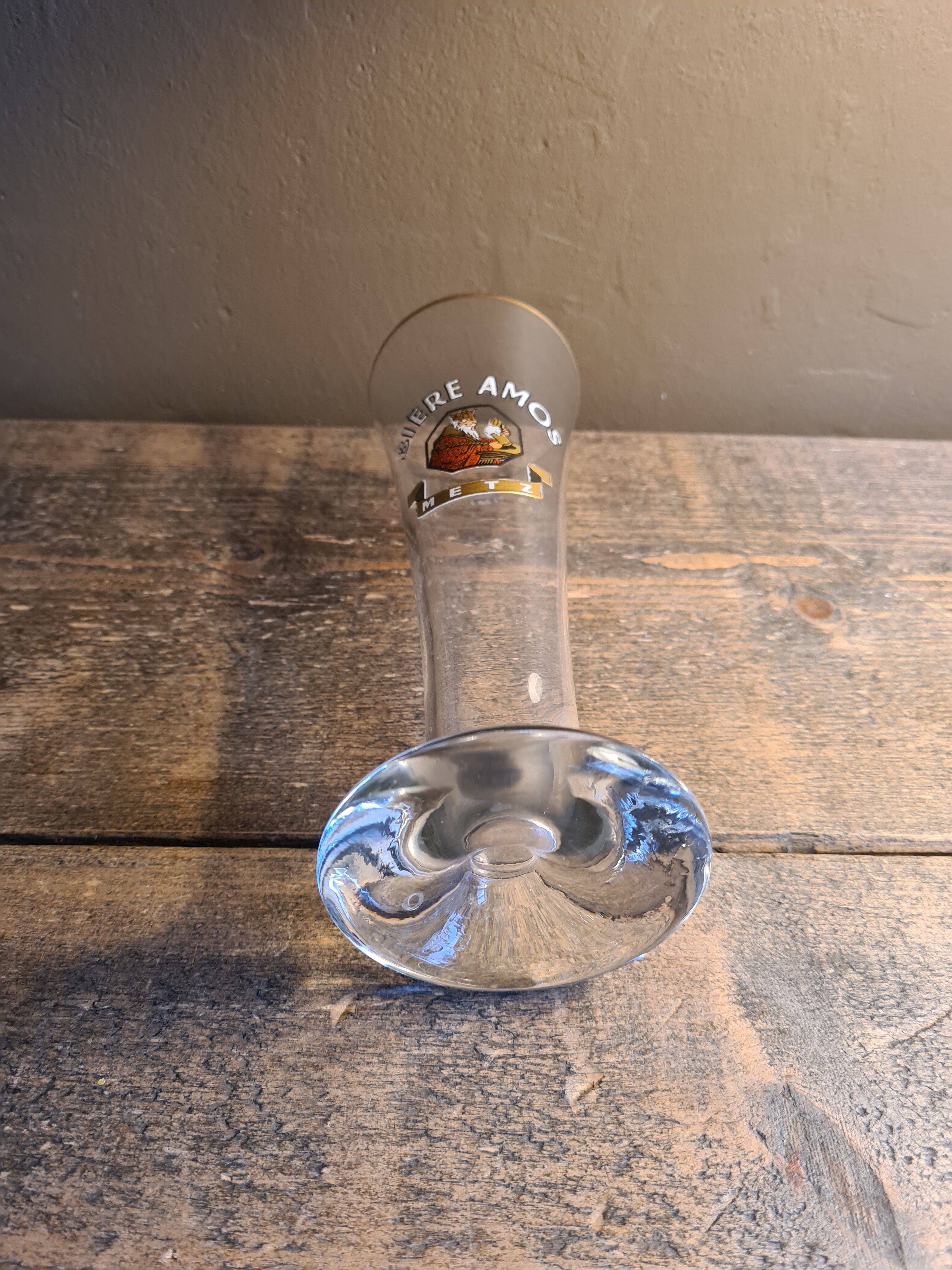 Amos screen-printed beer glasses - Metz