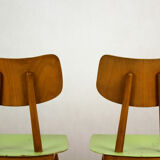 Set of 2 vintage wooden chairs from TON, 1960s