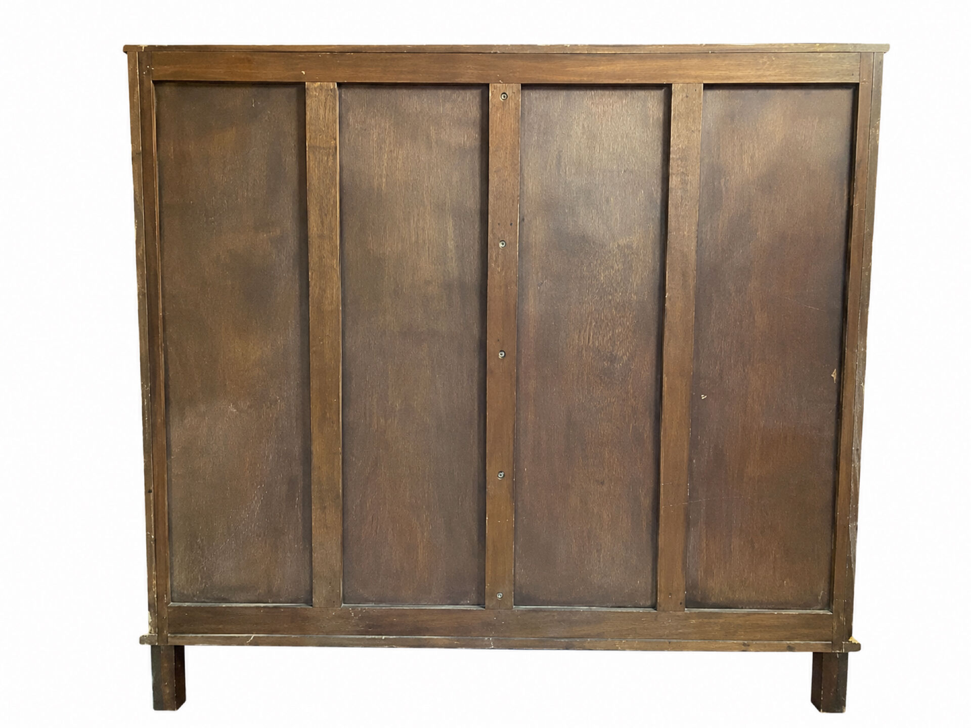 Jules Leleu–Armoire basse modèle Présidentiel, 1955–Marqueterie sycomo