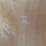 1970s wooden and bamboo bar cabinet