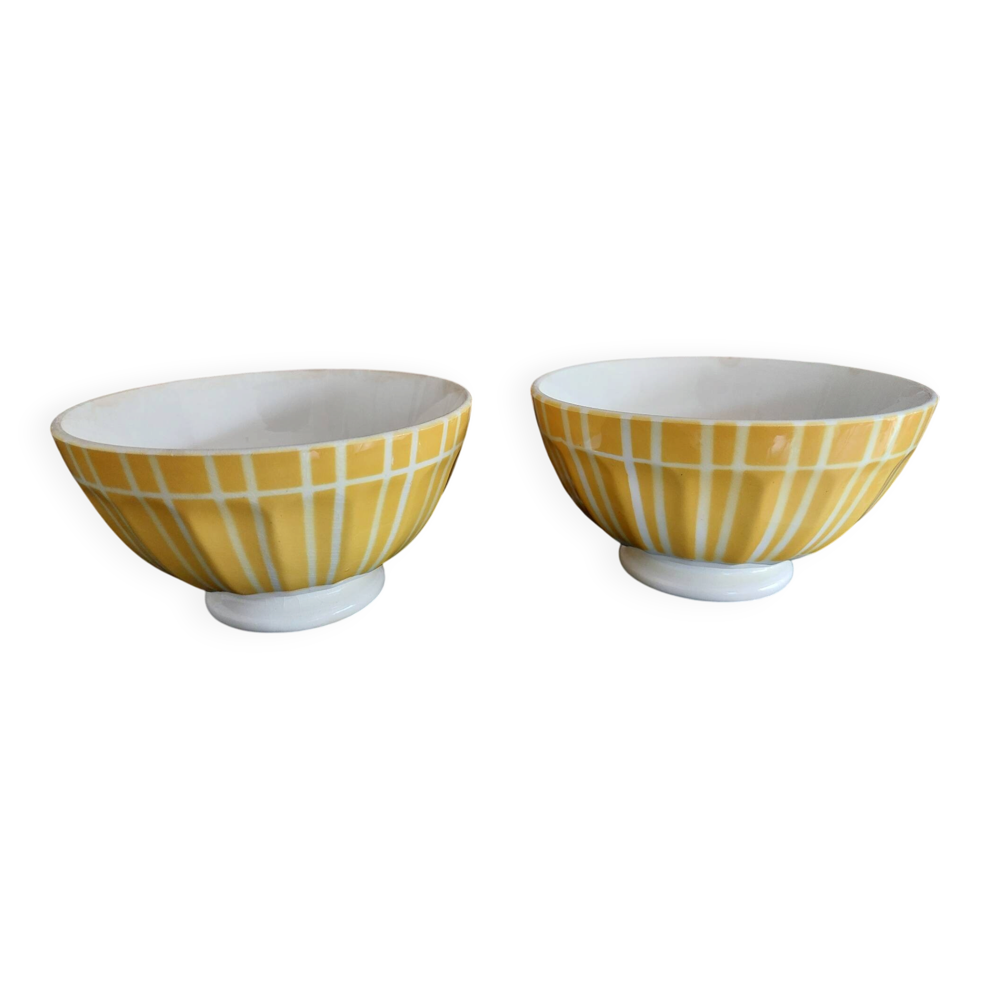 Old faceted bowl Digoin 9611