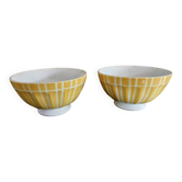 Old faceted bowl Digoin 9611
