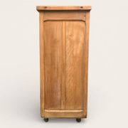 Grand Parisian buffet with billot and butterfly hinges, raw wood, 1930.