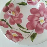 Assiettes creuses fleuries – Faïencerie San Marco, Italie – années 80